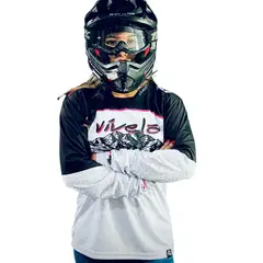 VCL - JERSEY TRICOTA MTB VÍVELA SIN PULSO MUJER