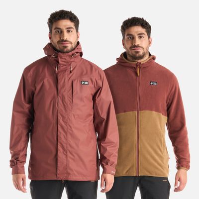 Haka Honu Chaqueta Hombre Corteza Vino