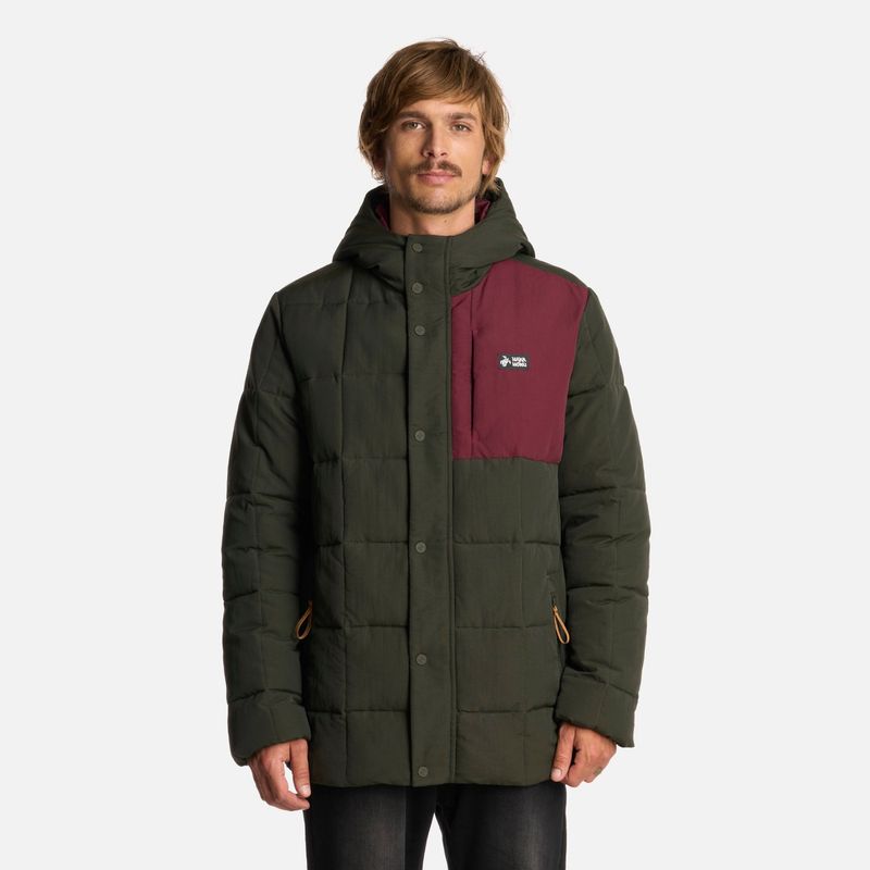 HAKA HONU - Chaqueta Hombre Aislado Verde Militar Haka Honu