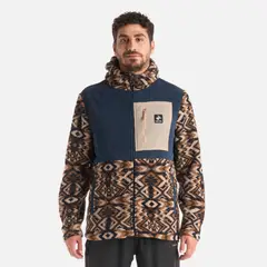 HAKA HONU - Polerón Hombre Puerto Print Azul Noche