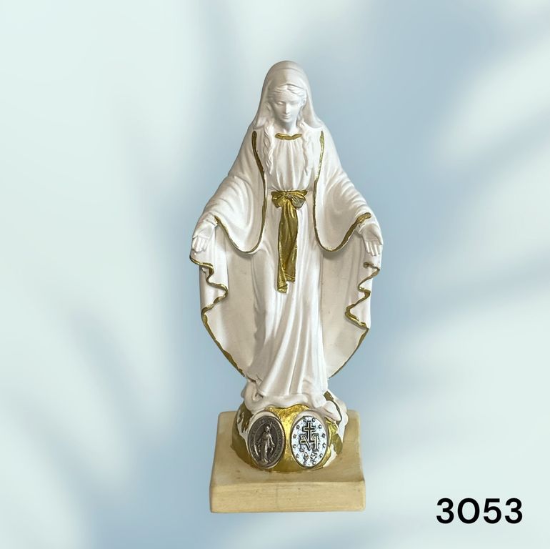 GENERICO Estatua Italiana de la Virgen Milagrosa en resina | Falabella ...