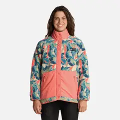 HAKA HONU - Polerón Mujer Zip-porrito Print Taupe
