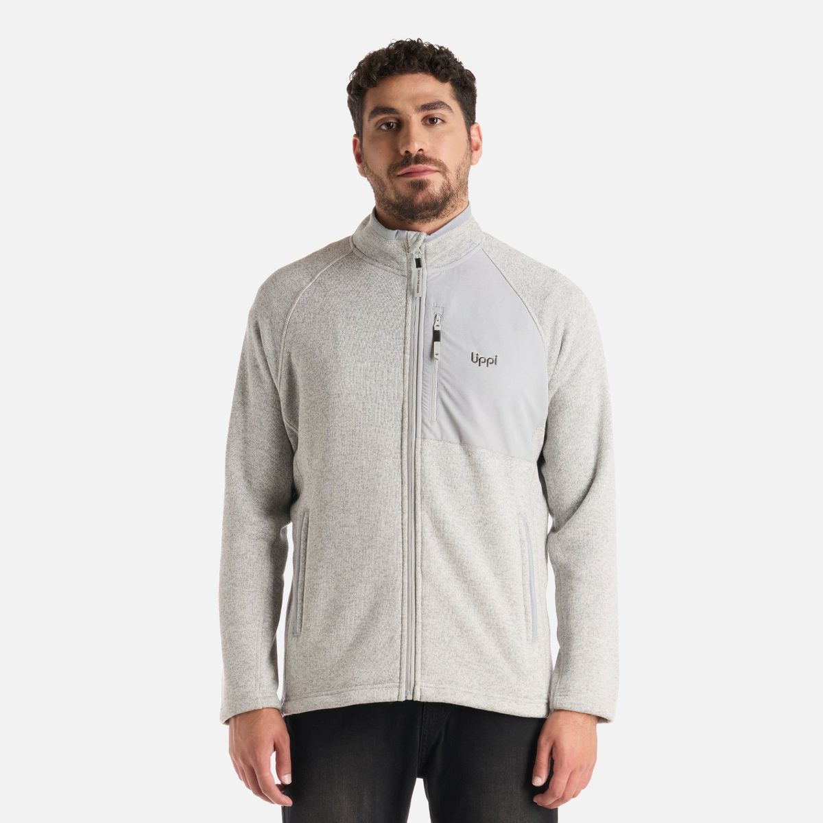 LIPPI - Polar Hombre Coronado Blend-Pro Jacket Melange Gris Lippi
