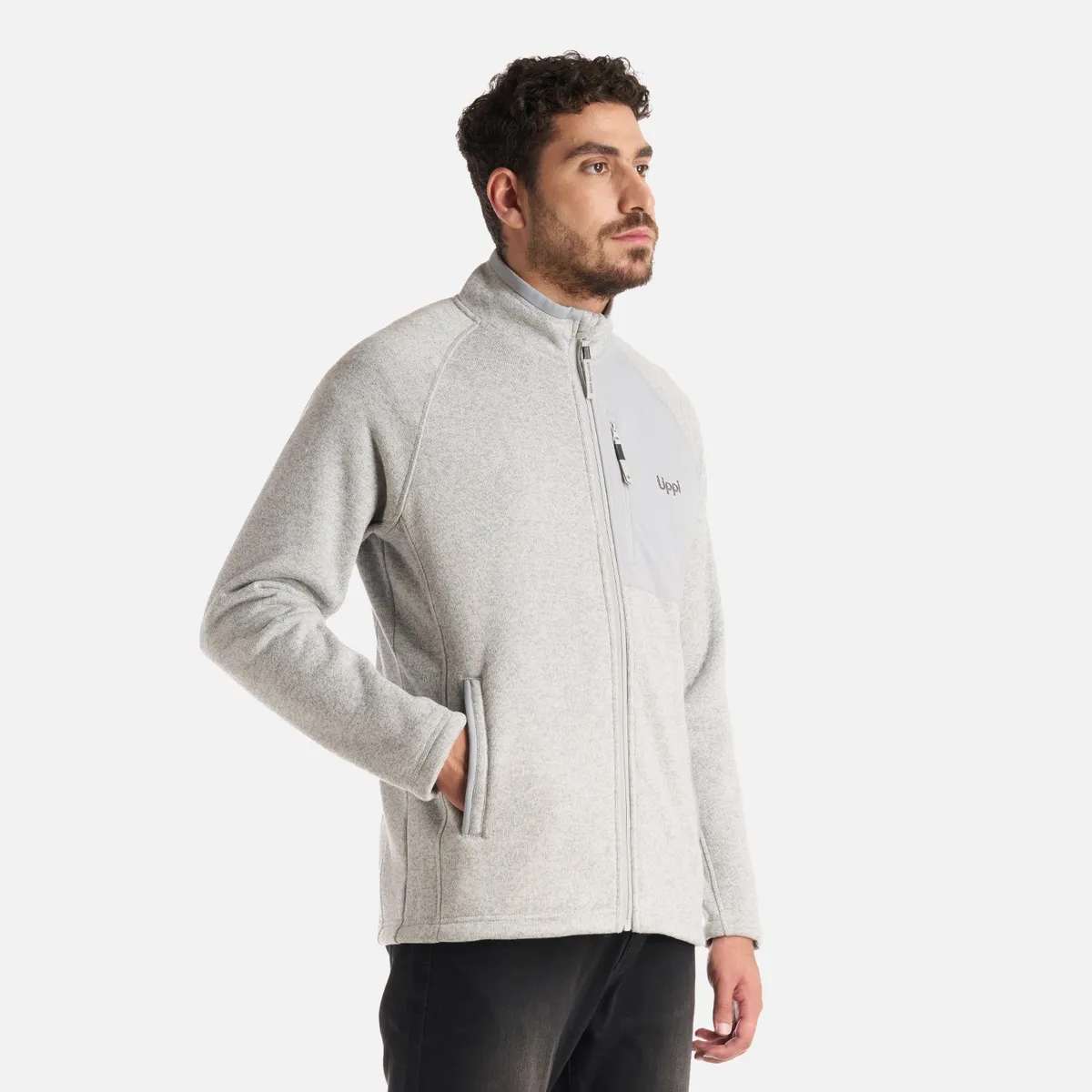 LIPPI - Polar Hombre Coronado Blend-Pro Jacket Melange Gris Lippi