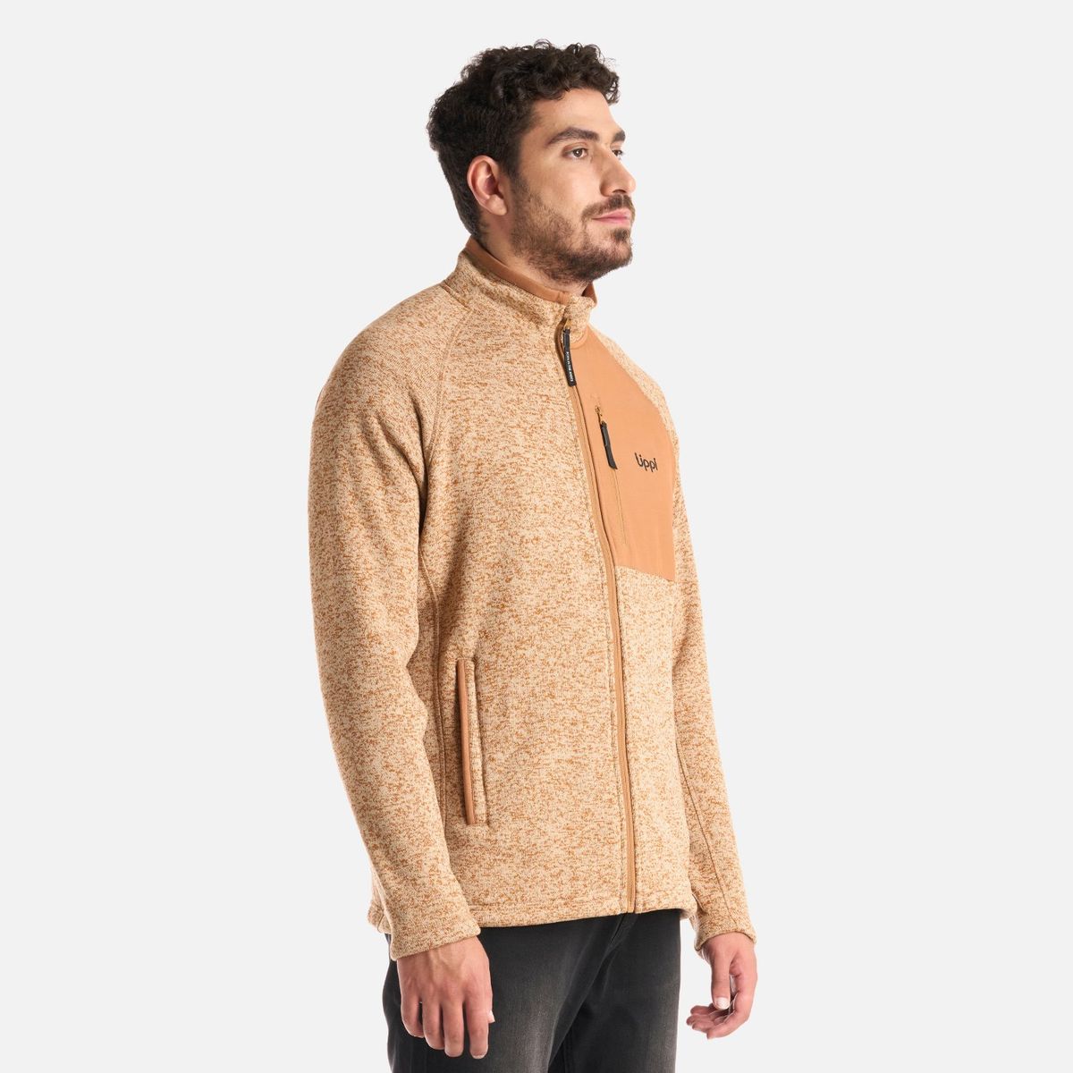 LIPPI - Polar Hombre Coronado Blend-Pro Jacket Melange Caqui Lippi