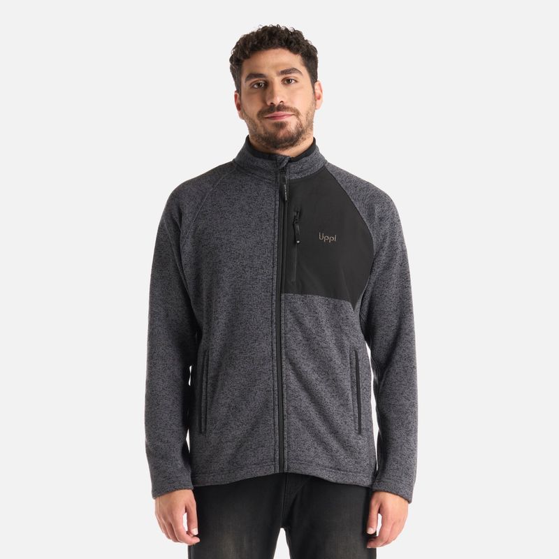 LIPPI - Polar Hombre Coronado Blend-Pro Jacket Melange Negro Lippi