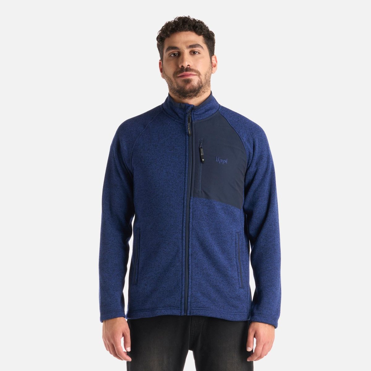 LIPPI - Polar Hombre Coronado Blend-Pro Jacket Melange Azul Marino Lippi