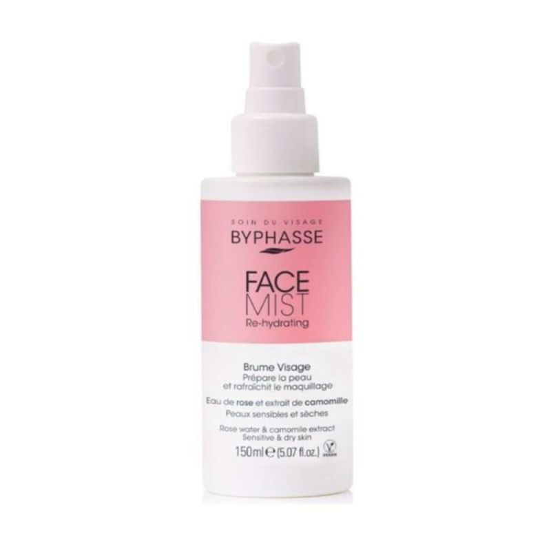 BYPHASSE - Byphasse Bruma Facial Re-Hydrating Pieles Sensibles y Secas 150 Ml.