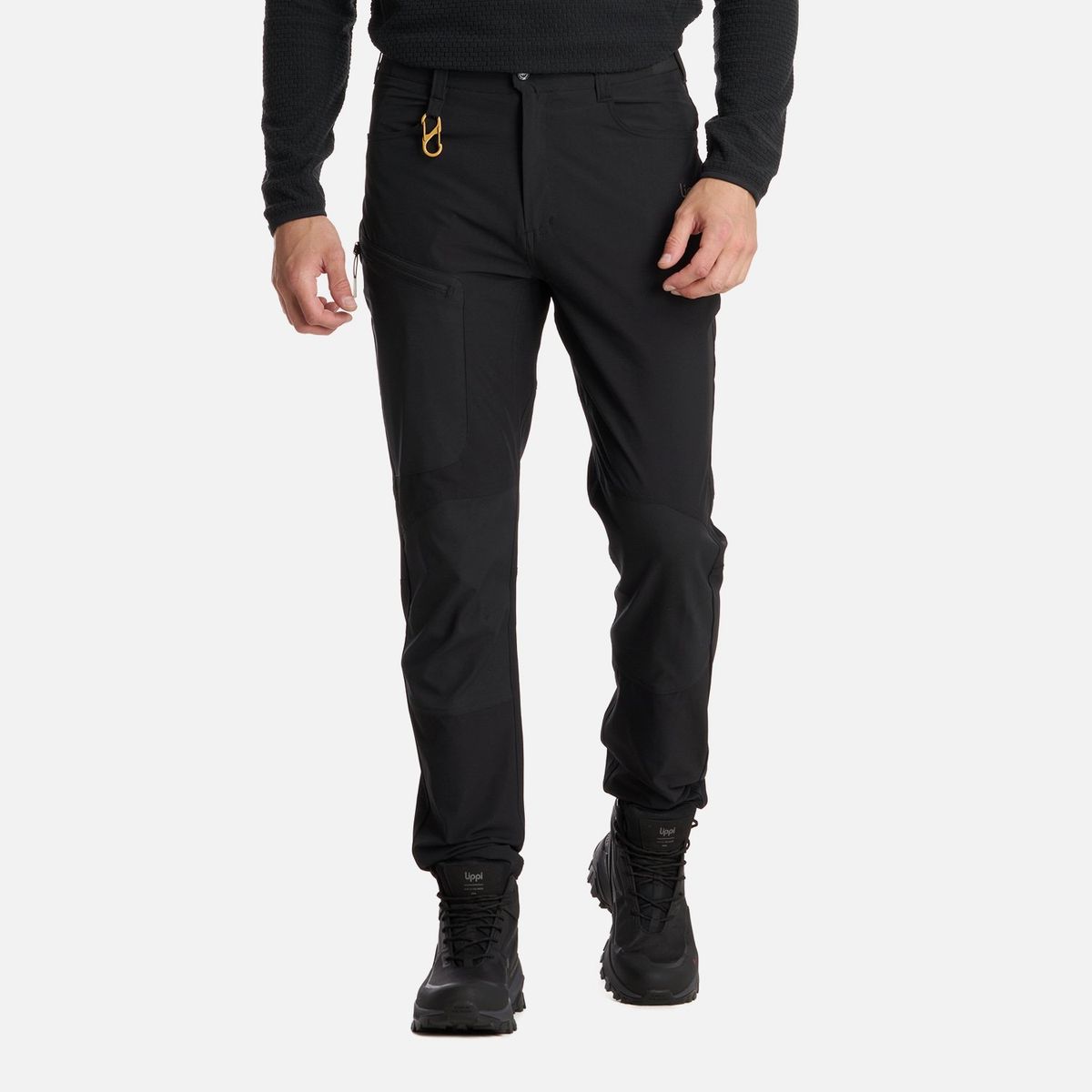 LIPPI - Pantalón Hombre Lennox Q-Dry Mix-2 Pants Negro Lippi