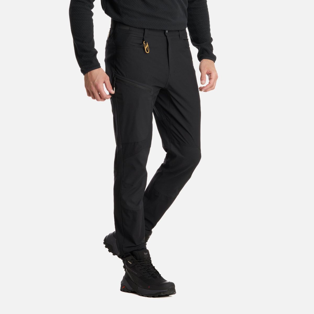LIPPI - Pantalón Hombre Lennox Q-Dry Mix-2 Pants Negro Lippi