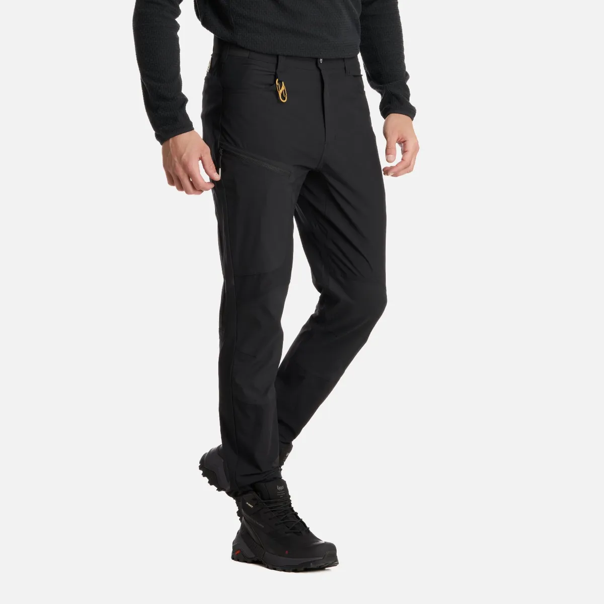LIPPI - Pantalón Hombre Lennox Q-Dry Mix-2 Pants Negro Lippi