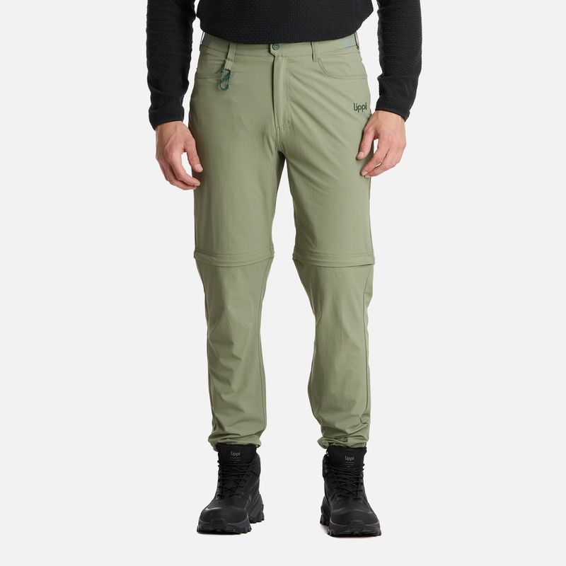LIPPI - Pantalón Hombre Lennox Q-Dry Mix-2 Pants Jade Oscuro Lippi