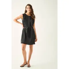 ASH - Vestido Liso Negro