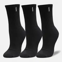 HAKA HONU - Calcetines Las Tres Puntas Pack Medio Negro