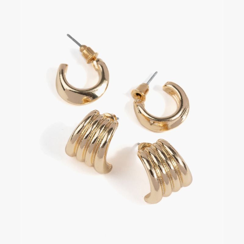 LOUNGE - Set Aros Mujer Argollas Diferentes