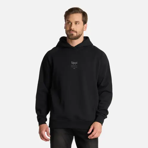 LIPPI - Polerón Hombre Ulmo Hoody Sweatshirt Negro