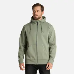 LIPPI - Polerón Hombre Ulmo Full Zip Hoody Sweatshirt Jade Oscuro