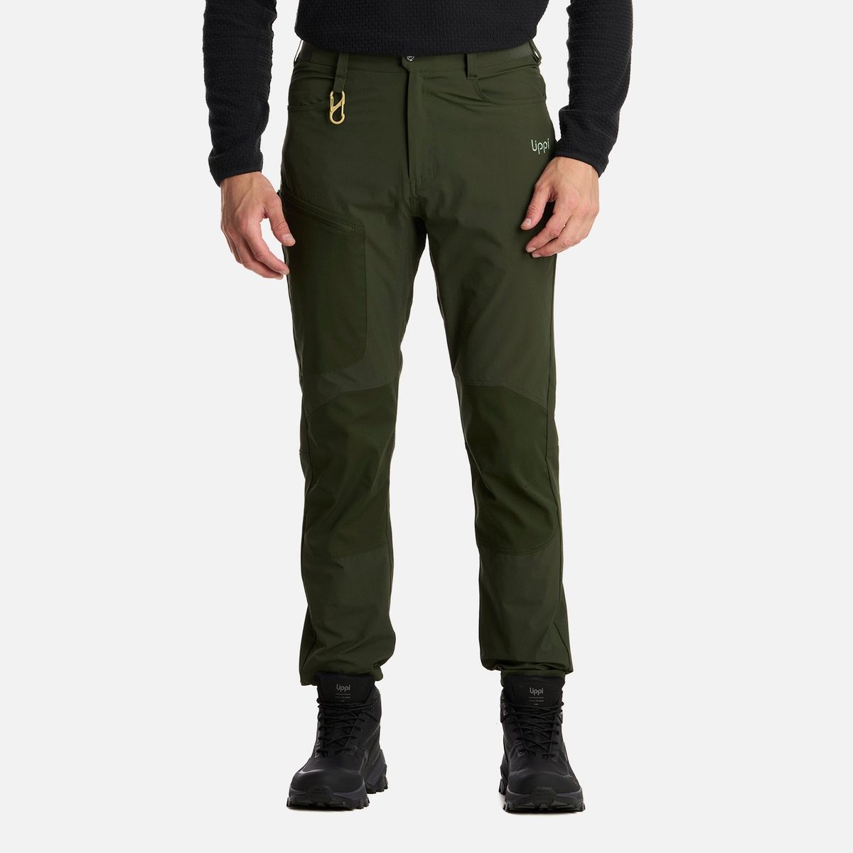LIPPI - Pantalón Hombre Lennox Q-Dry Regular Fit Pants Verde Militar Lippi