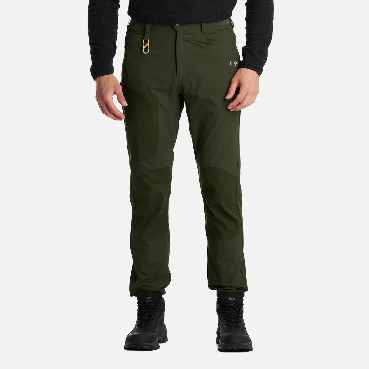 LIPPI - Pantalón Hombre Lennox Q-Dry Regular Fit Pants Verde Militar Lippi