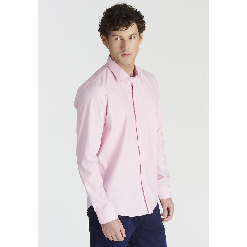 NEW MAN - Camisa London Business Rosado Newman