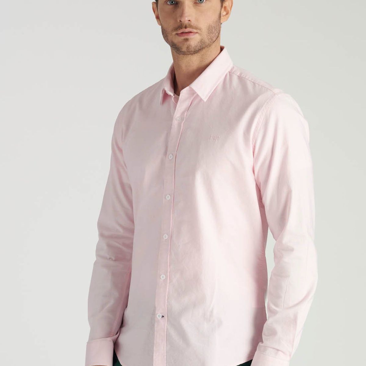 NEW MAN - Camisa Isoter Heritage Rosado Newman