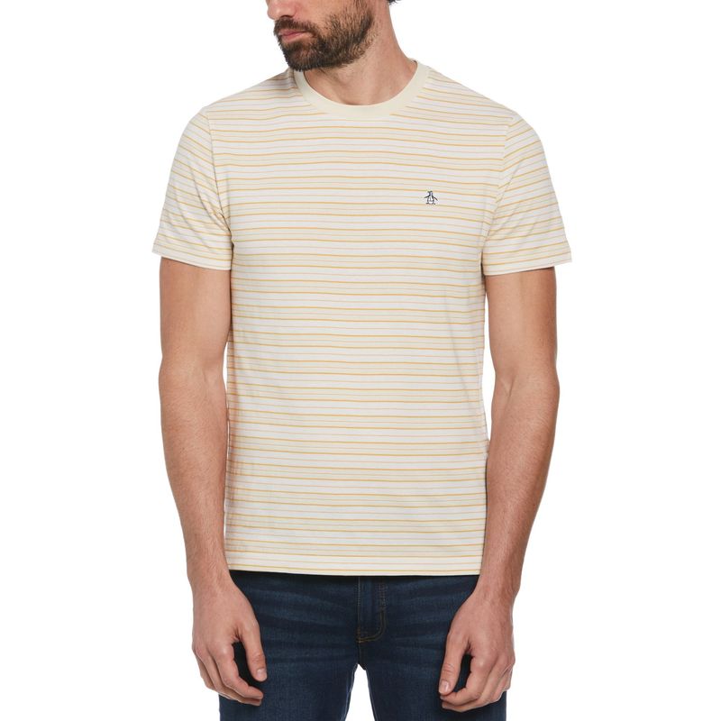 ORIGINAL PENGUIN - Polera De Hombre Rayas Beige