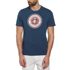 ORIGINAL PENGUIN - Polera De Hombre Estampado Azul