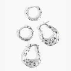 LOUNGE - Set Aros Mujer Relieve