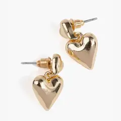LOUNGE - Aros Mujer Doble Corazones