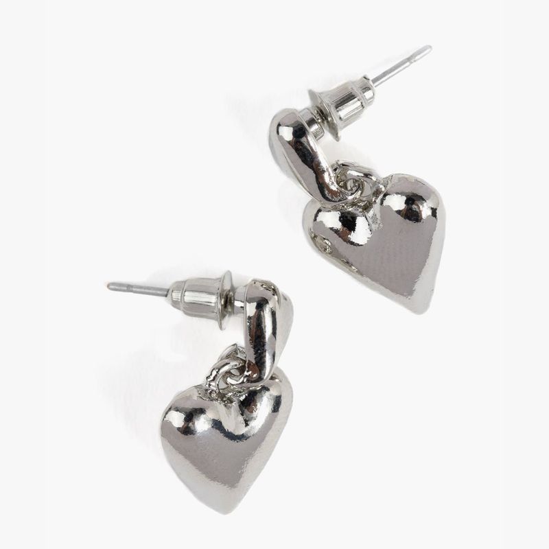 LOUNGE - Aros Mujer Doble Corazones
