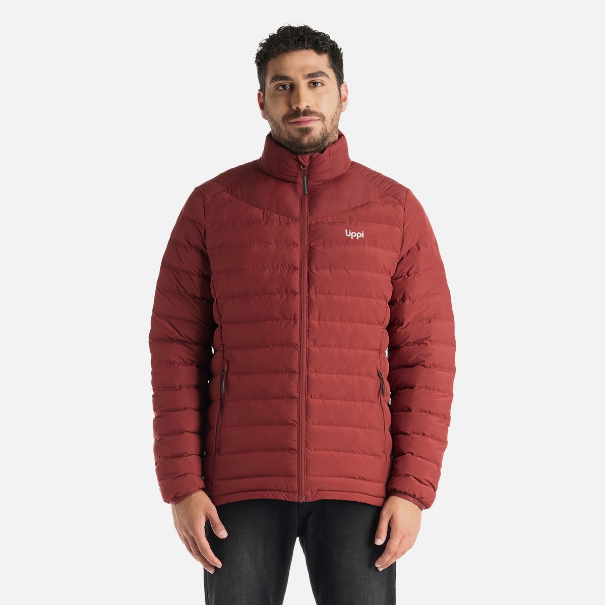 LIPPI - Chaqueta Hombre Snowmass Steam-Pro Jacket Burdeo Lippi