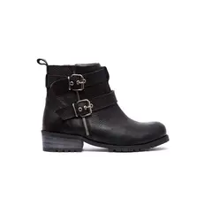 GIANI DAFIRENZE - Botin Mujer De Cuero Sally Negro C1