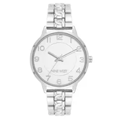NINE WEST - Reloj NW2929SVSV Plateado Mujer - Plateado