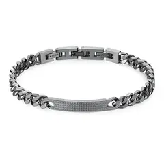 BROSWAY - Pulsera Plateada Hombre BUL61 - Plateado