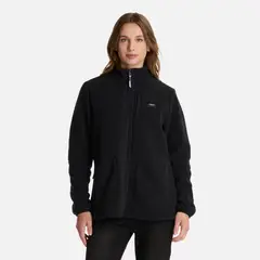 LIPPI - Polar Mujer Hug-Like Shaggy Pro Jacket Negro