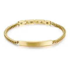 BROSWAY - Pulsera Plateada Hombre BIK12 - Plateado