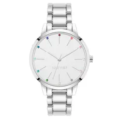 NINE WEST - Reloj NW2099MTSV Plateado - Plateado
