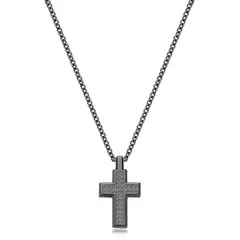 BROSWAY - Collar Plomo Hombre BUL56 - Plateado