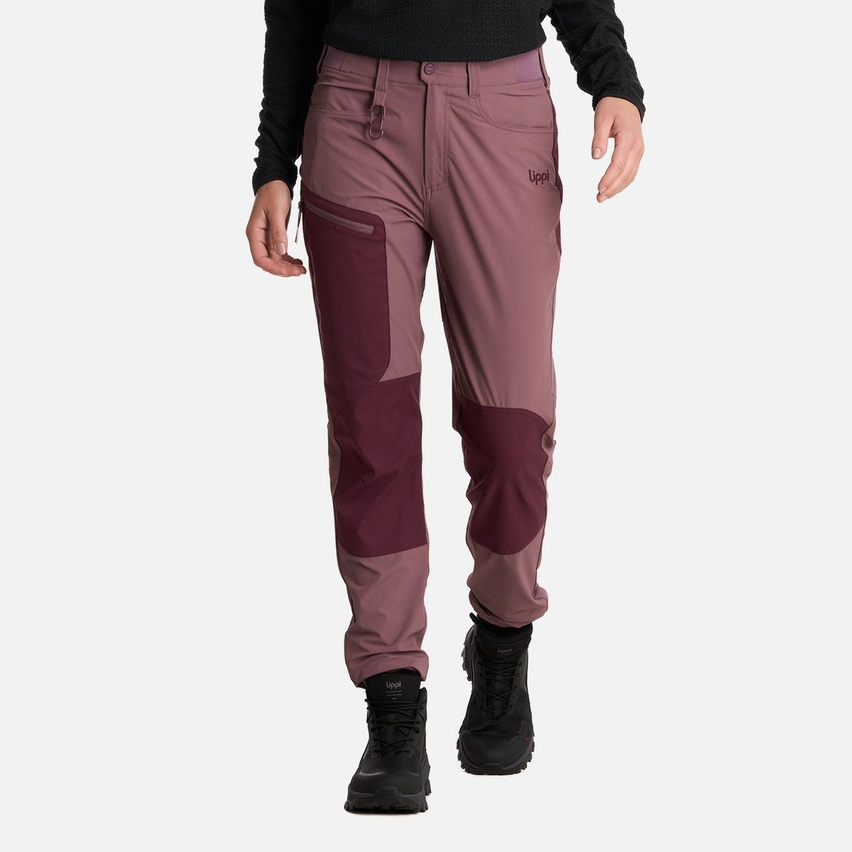 LIPPI - Pantalón Mujer Lennox Q-Dry Slim Fit Pants Morado Lippi