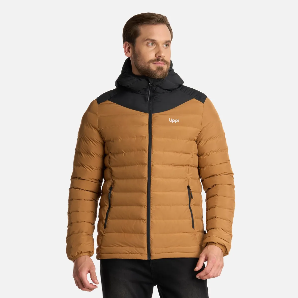 LIPPI - Chaqueta Hombre Snowmass Steam-Pro Hoody Jacket Café Claro Lippi