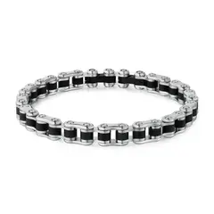 BROSWAY - Pulsera Plateada Hombre BBC27 - Plateado