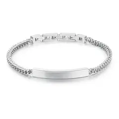 BROSWAY - Pulsera Plateada Hombre BIK11 - Plateado