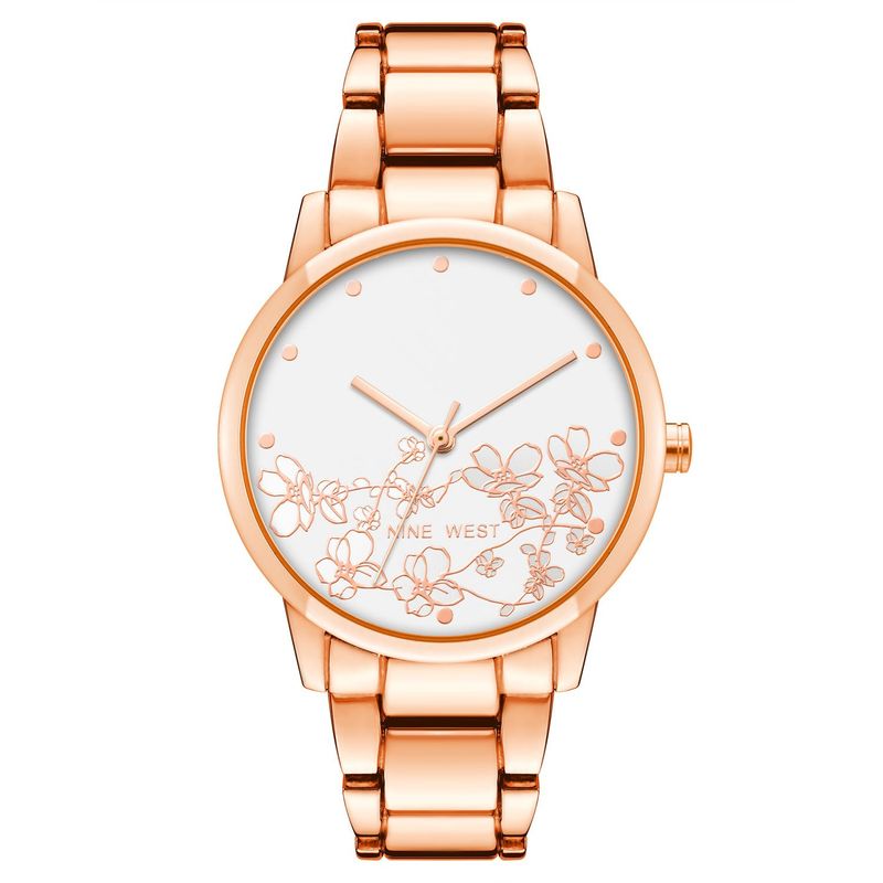 NINE WEST - Reloj Nine West NW2596FLRG Oro rosa Mujer - Dorado
