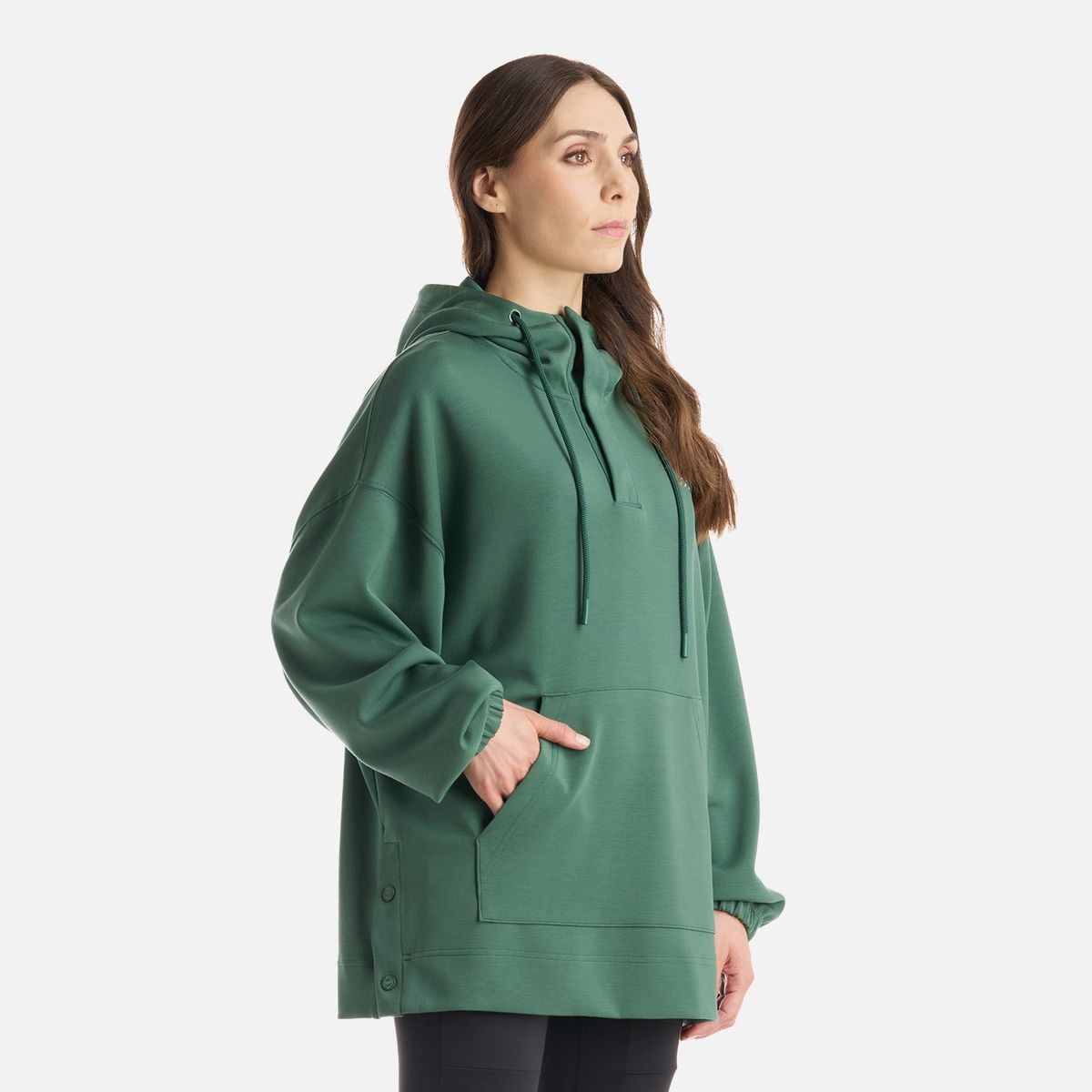 LIPPI - Polerón Mujer CityScape Hoody Sweatshirt Verde Botella Lippi