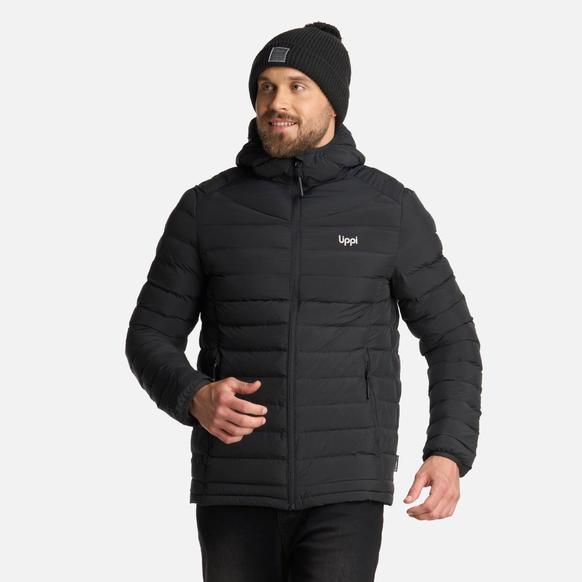 LIPPI - Chaqueta Hombre Snowmass Steam-Pro Hoody Jacket Negro Lippi