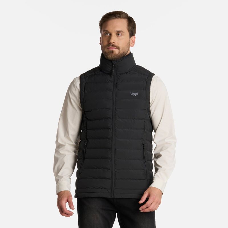 LIPPI - Chaqueta Hombre Snowmass Steam-Pro Vest Negro Lippi