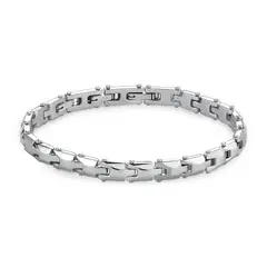 BROSWAY - Pulsera Plateada Hombre BBC20 - Plateado