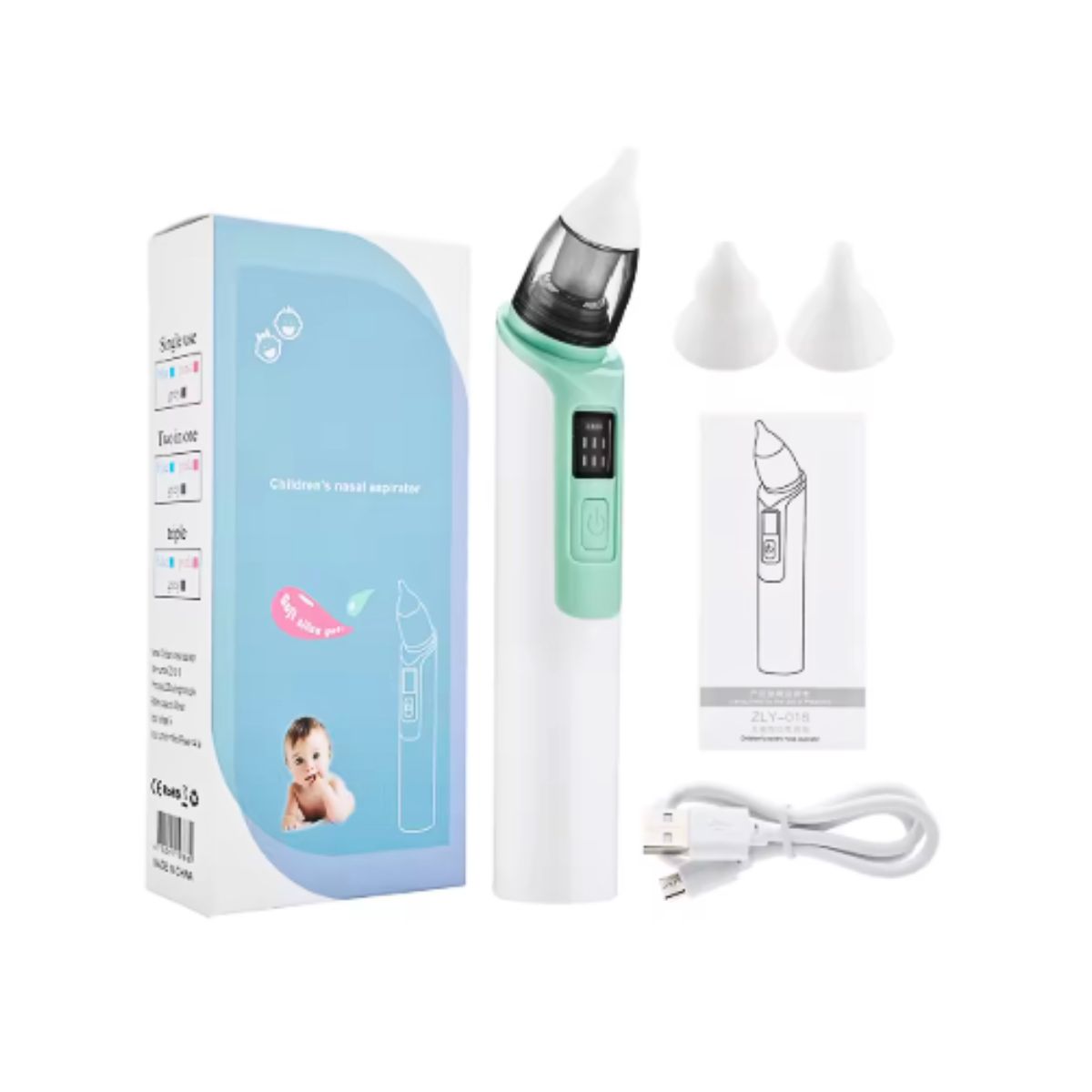 GENERICO - Aspiradora Succión Nasal Eléctrica Para Bebes Silenciosa