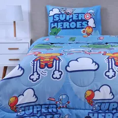 DISNEY - PLUMÓN NIÑO 15 PLAZA REVERSIBLE MARVEL