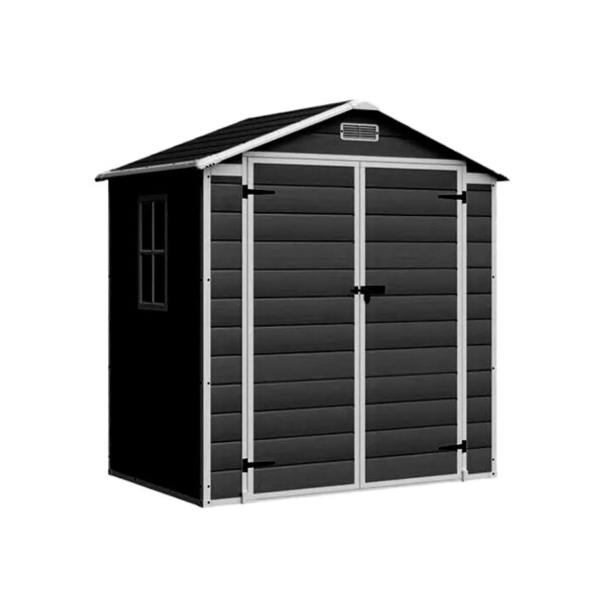 IGPRO - Bodegas Jardin Plastico PP 182X134X210CM Gris Oscuro